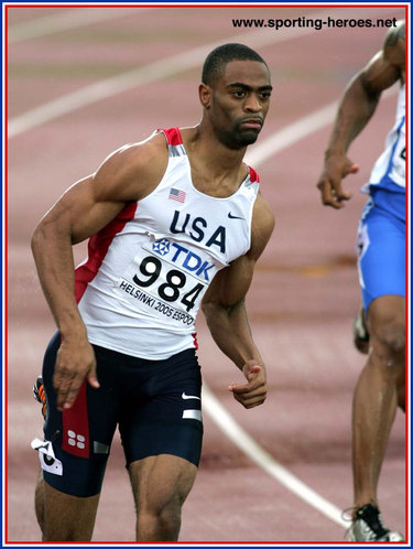 Tyson Gay - U.S.A. - Fourth in the 200m at 2005 World Champs (result)
