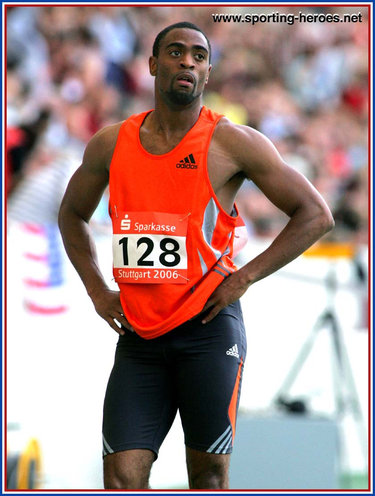Tyson Gay - U.S.A. - Sprint victories at 2006 GP Final & World Cup (result)