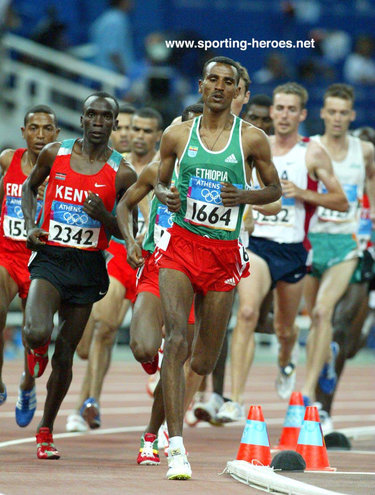 Gebregziabher  GEBREMARIAM - Ethiopia - Fourth in the 5000m at the 2004 Olympics (result)