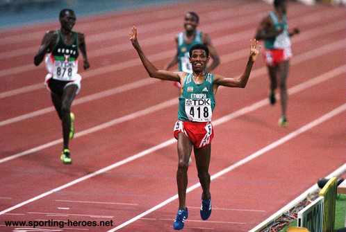 Haile Gebrselassie - Ethiopia - Fourth World Championship 10000m