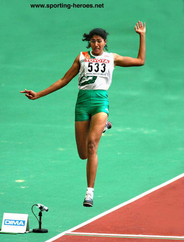 Anju Bobby George - India - 2003 World Championships Long Jump bronze medal