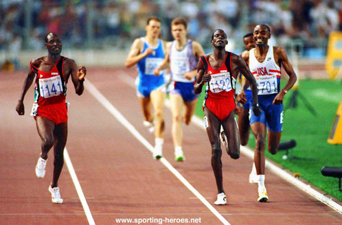 Johnny Gray - U.S.A. - 800m bronze medal at 1992 Olympic Games in Barcelona.