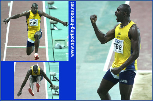 Jadel Gregorio - Brazil - 2007 World Championships Triple Jump silver.