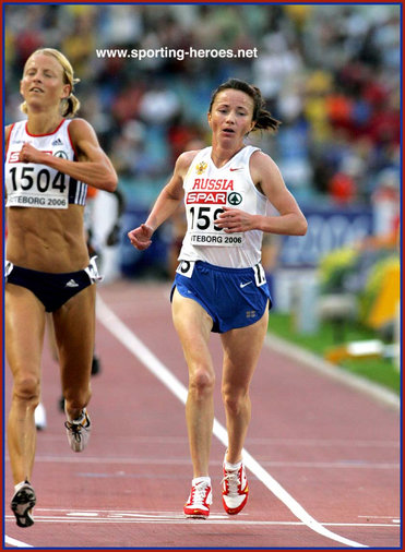 Lidiya Grigoryeva - Russia - 2006 European Championships 10,000m bronze medal.
