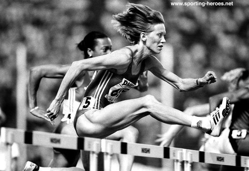 Natalya Grigoryeva - U.S.S.R. - 1991 World Champs 100m Hurdles bronze.