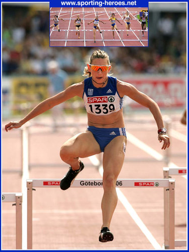 Fani Halkia - Greece - Olympic Games 400m Hurdles champion.