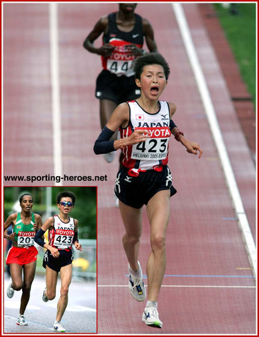 Yumiko Hara - Japan - 6th. in the Marathon at the 2005 World Championship.