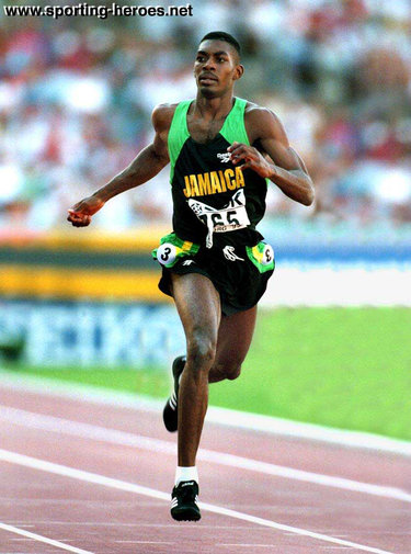 Greg Haughton - Jamaica - World 400m bronze in 1995 (result)