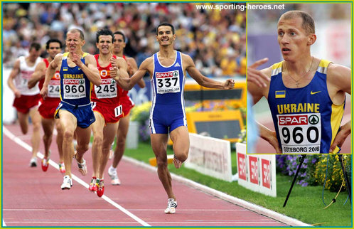 Ivan Heshko - Ukraine - World & European Indoors 1500m champion.
