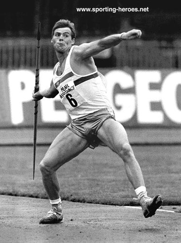 Mick Hill - Great Britain & N.I. - Javelin silver at 1986 Commonwealth Games (result)