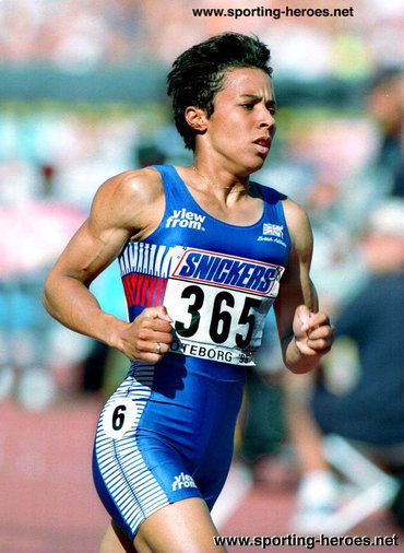 Kelly Holmes - Great Britain & N.I. - 1500m silver & 800m bronze at 1995 World Championships.