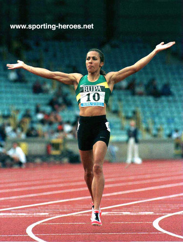 Kelly Holmes - Great Britain & N.I. - British 1500m record in 1997 & 1998 Commonwealth silver.