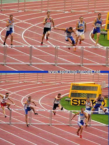 Periklis Iakovakis - Greece - 2006 European Champion at 400m hurdles.