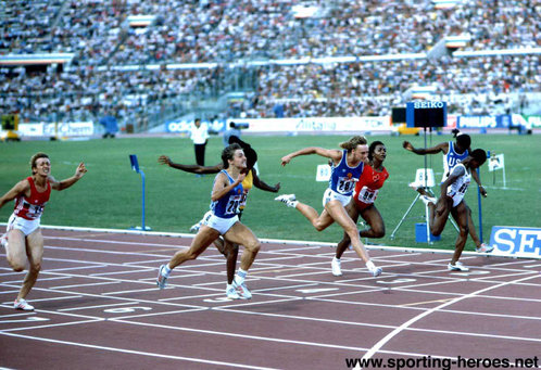 Angella Issajenko - Canada - Three medals at the 1986 Commonwealth Games