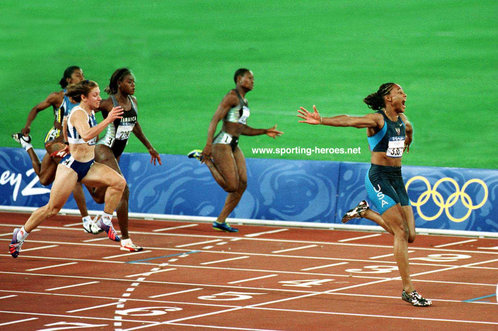 Marion Jones - U.S.A. - 2000 Olympics Games "victories"