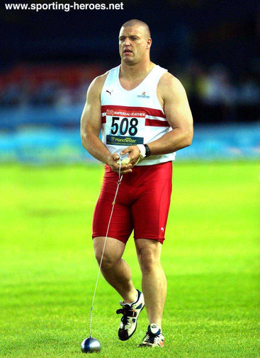Mick Jones - Great Britain & N.I. - Hammer Gold at 2002 Commonwealth Games.