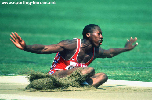 Al Joyner - U.S.A. - Triple Jump Gold medal at 1984 Olympic Games.