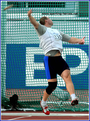 Gerd Kanter - Estonia - 2005 World Champs Discus silver.