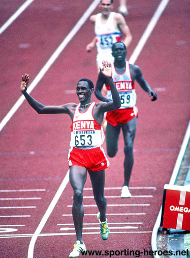 Julius Kariuki - Kenya - Steeplechase gold in Seoul