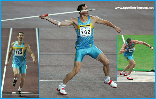 Dimitriy Karpov - Kazakhstan - Olympic Games & World Championship decathlon medals.