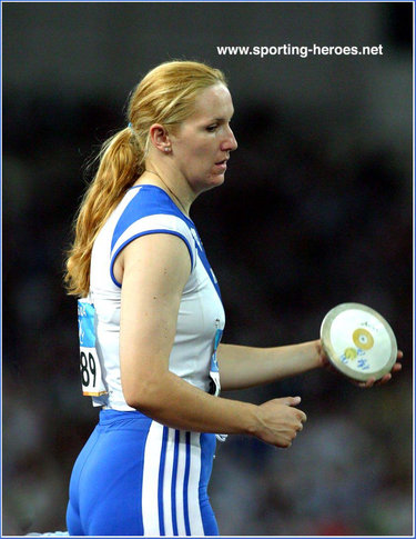 Anastasia Kelesidou - Greece - Discus silver medals at 2000 & 2004 Olympic Games.