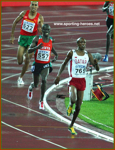 Ezekiel Kemboi - Kenya - 2005 World Champs 3000m Steeplechase silver