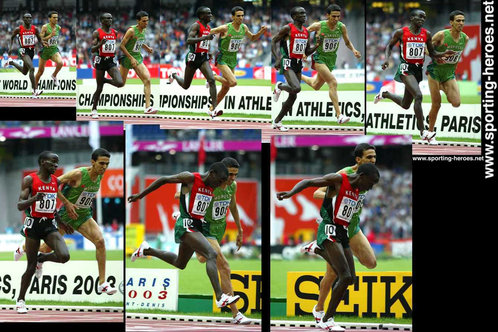 Eliud Kipchoge - Kenya - 2003 World Championship 5000m winner.