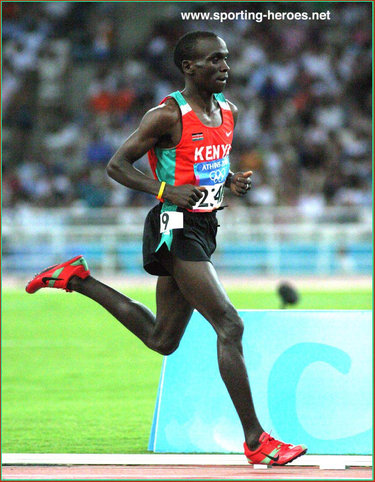 Eliud Kipchoge - Kenya - 2004 Olympic 5000m bronze medallist.