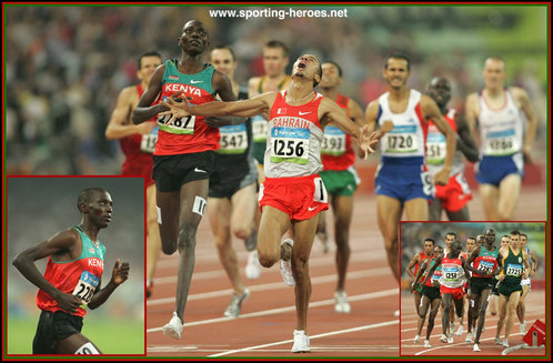 Asbel Kiprop - Kenya - 2008 Olympic Games 1500m champion.