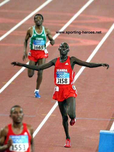 Boniface Kiprop - Uganda - 2004 Olympics 10000m fourth place  (