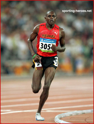 Moses Ndiema Kipsiro - Uganda - 4th in the 5000m at the 2008 Olympic Games.