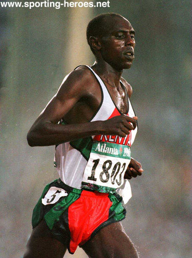 Moses Kiptanui - Kenya - Silver medal at 1996 Olympic Games.