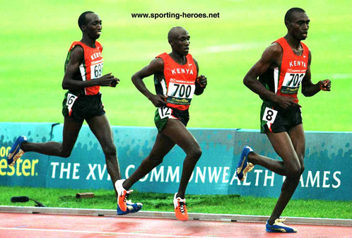 Willy Kiptoo Kirui - Kenya - 5000m bronze at 2002 Commonwealth Games.