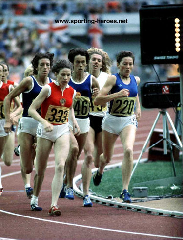 Ulrike Klapezynski - East Germany - 1976 Olympic Games 1500m bronze medasl