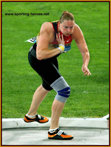 Nadine Kleinert - Germany - 2008 Olympics Shot Put finalist.