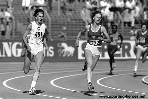 Marita Koch - East Germany - Biography of her International athletics career.