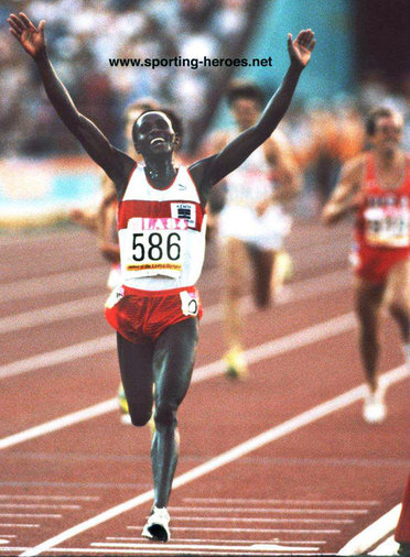 Julius Korir - Kenya - 1984 Olympic 3000m St. chase champion.