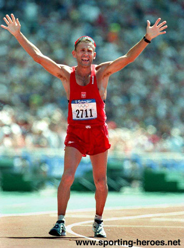 Robert Korzeniowski - Poland - Olympic 50km Walk title retained in Sydney.