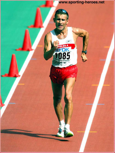 Robert Korzeniowski - Poland - 2003 World Champs 50km Walk Gold.