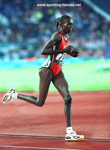 Salina Kosgei - Kenya - 10,000 metres Gold Medal at 2002 Commonwealth Games