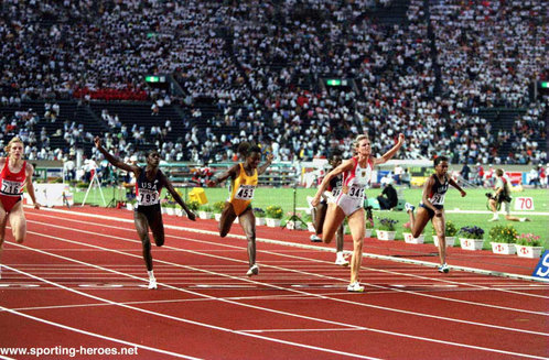 Katrin Krabbe - Germany - Sprint double at the 1991 World Championships