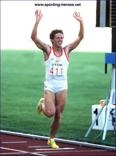 Jarmila Kratochvilova - Czechoslovakia - 1983 World Championship 400m & 800m Gold medals.