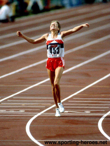 Ingrid Kristiansen - Norway - 1987 World 10000m Champion