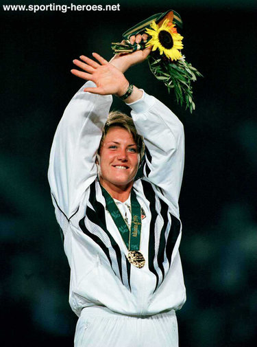 Astrid Kumbernuss - Germany - Olympic & World Championship Shot Put Champion.