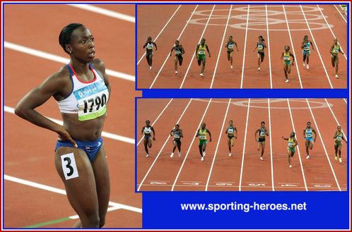Jeanette Kwakye - Great Britain & N.I. - 6th in the 100m at the 2008 Olympic Games