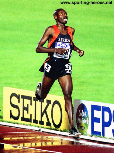 Bernard Lagat - Kenya - 1500m silver at 2002 World Cup (result)