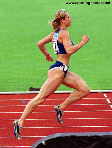 Manuela Levorato - Italy - 100m & 200m bronze medals at 2002 EuropeanChampionships.