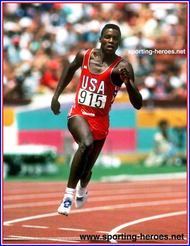 Carl Lewis - U.S.A. - Four Olympic gold medals at 1984 Games.