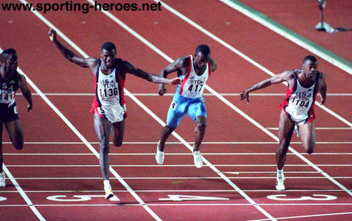 Carl Lewis - U.S.A. - 1991 World Championships - gold medals, world records, but if only