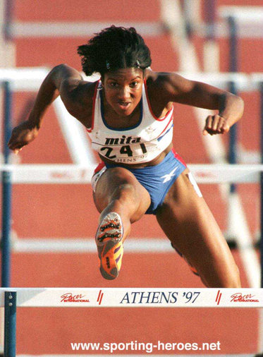 Denise Lewis - Great Britain & N.I. - Olympic bronze & 1997 World Championship silver medal.